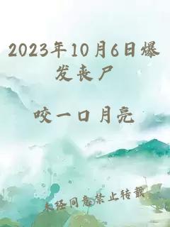 2023年10月6日爆发丧尸