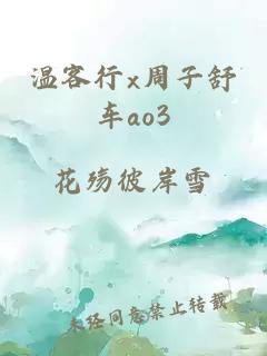 温客行x周子舒车ao3